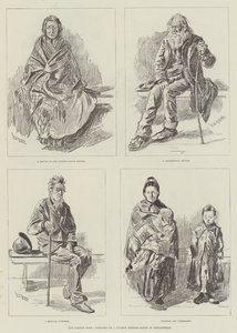 Os pobres de Londres, esboços em uma casa de hospedagem comum em Spitalfields